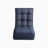 Ebern Designs Lenford Adjustable Floor Game Chair in Blue,Gray,Navy,White-1461970430