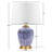 Blue Ceramic Ginger Jar Table Lamp