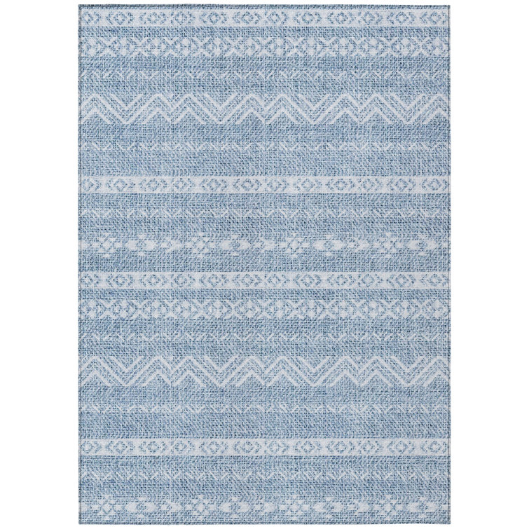 Cean Washable Southwestern Indoor / Outdoor Rug