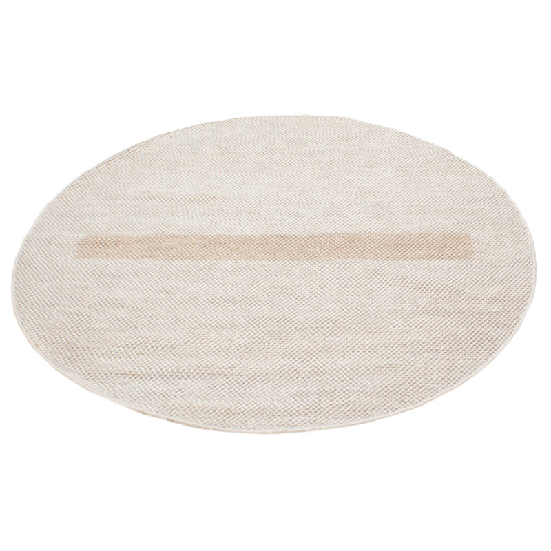 Tapis blanc Sienna 5 pi 10 po x 5 pi 10 po