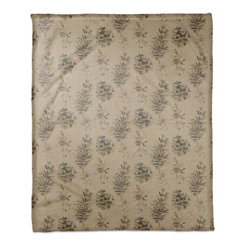 Hand Woven Throw Blanket, Brown
