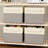 Foldable Fabric Storage Bins with Handles, 4-Pack Linen-style Baskets, Gray 15x11x9.5in for Toys, Books, Towels & Clothes-818546018-818546023
