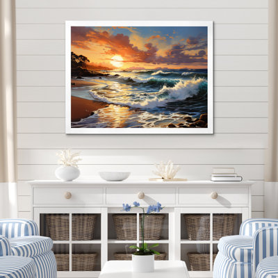 Photo de plage ensoleillée Horizons I - impression