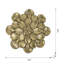 Plaque murale succulente D10X1,6 "