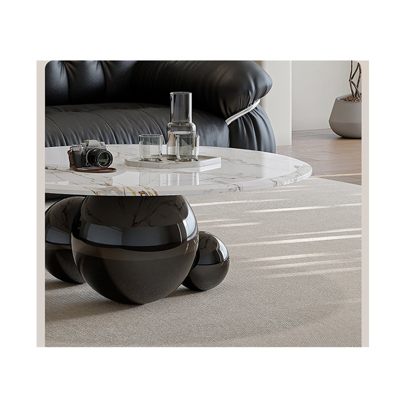 Italian Minimalist Style Coffee Table, White