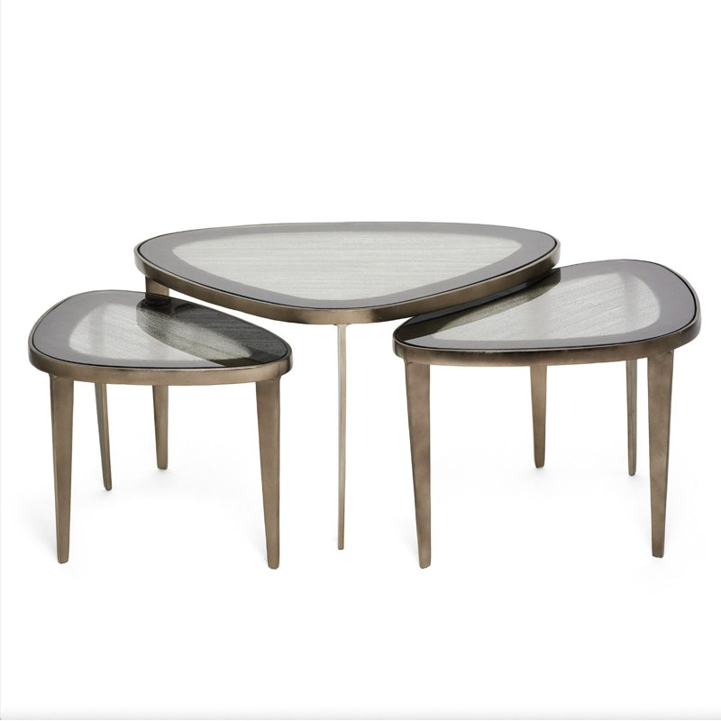 Jan Glass Cocktail Table
