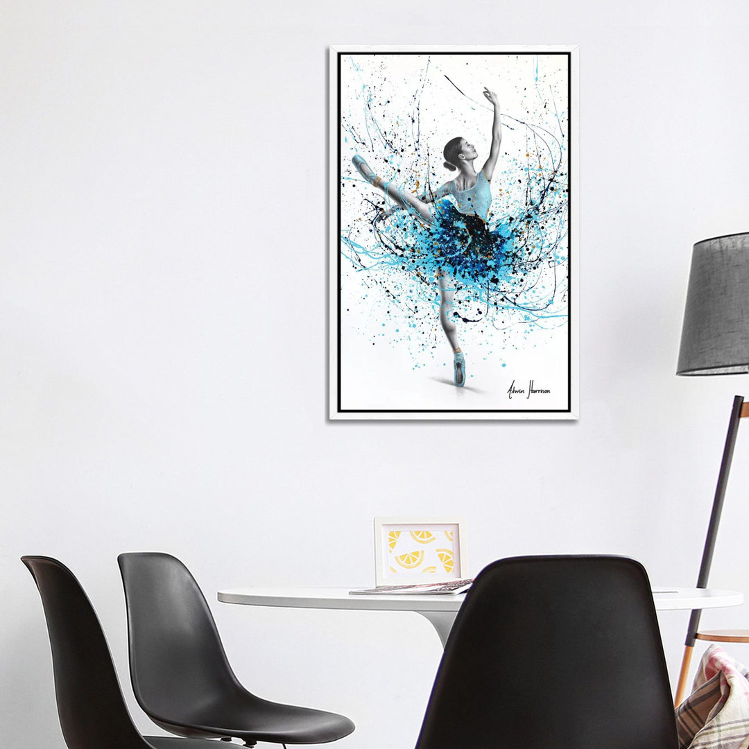 Blue Sky Dancer von Ashvin Harrison - Galerie-verpackte Leinwand GiclÃ©e auf Leinwand