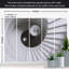 Murale Peel & Stick 3D Illusion - Time Tunnel-683441935