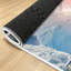 Tapis blanc lavable à la machine, hiver, montagne et neige-99665190