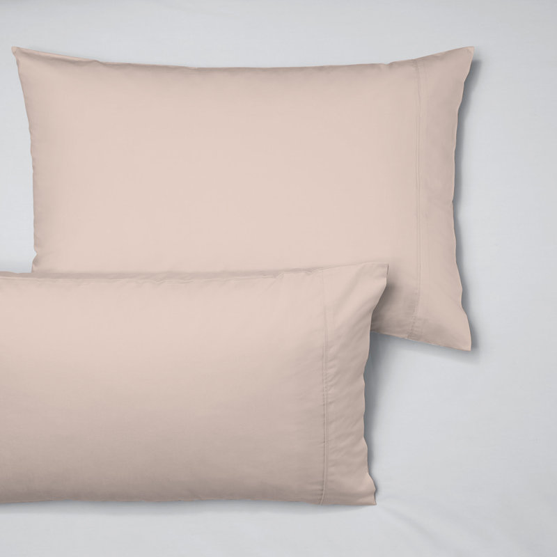  Performance 100% Cotton Pillowcases, King, Blush