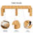 Haakon 118‘’ Kitchen Dining Table Set With Chairs, Extendable Console Table With Extension Leaves Holder, Extendable Dining Room Table, Seats 2-12, Space-saving Long Folding Dining Table Furniture( Table+ 12 Chairs)-124538932-124538930