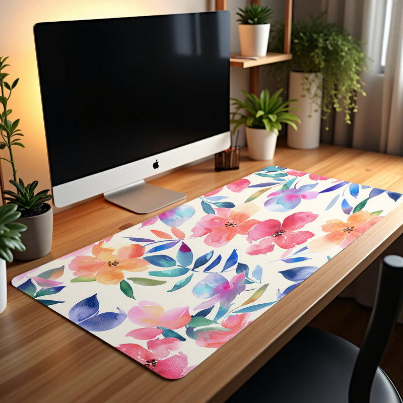 Polyester Desk Pad, 14.4x12.1