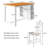 5 - Piece Counter Height Dining Set-1602332039-1602332033