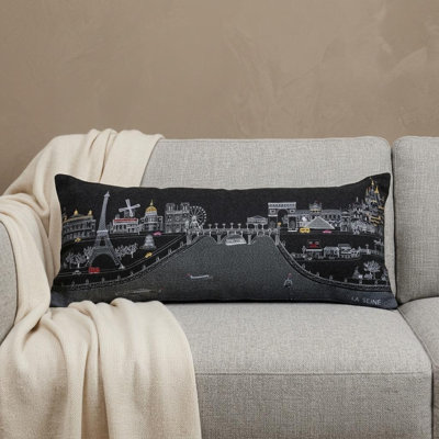 Coussin lombaire 14 "x 35" Paris