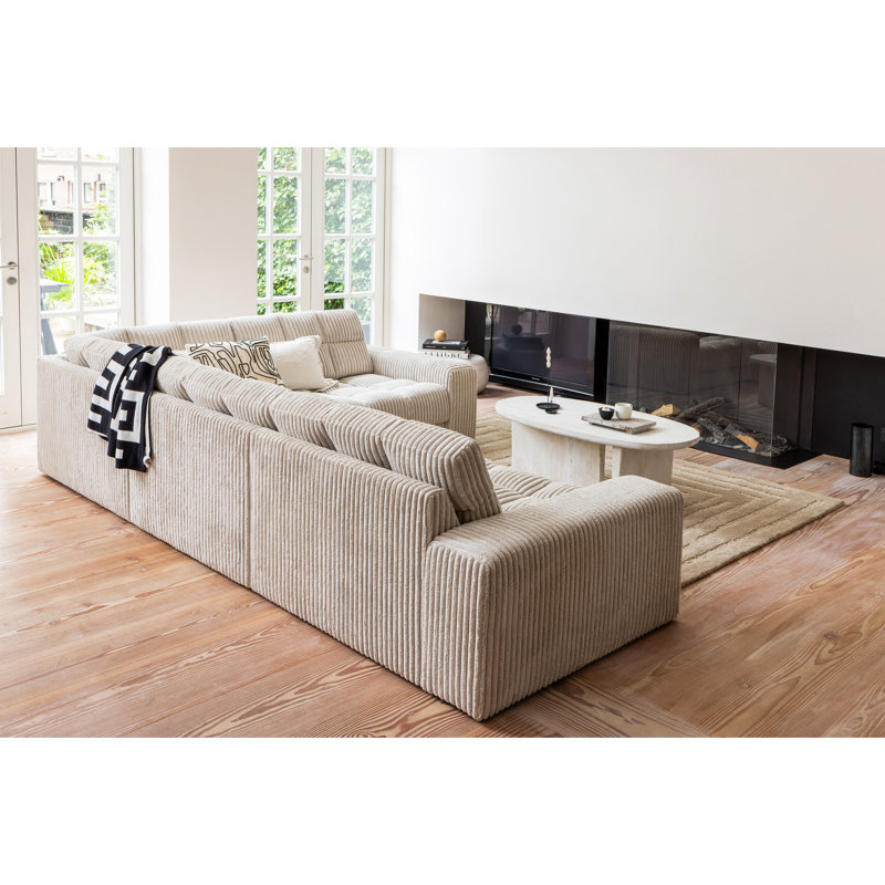Seam Solid Wood Abstract Coffee Table