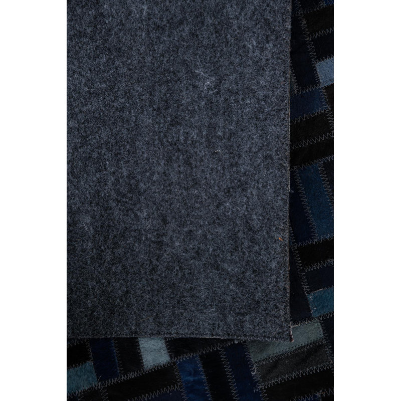 Tapis bleu foncé Jed