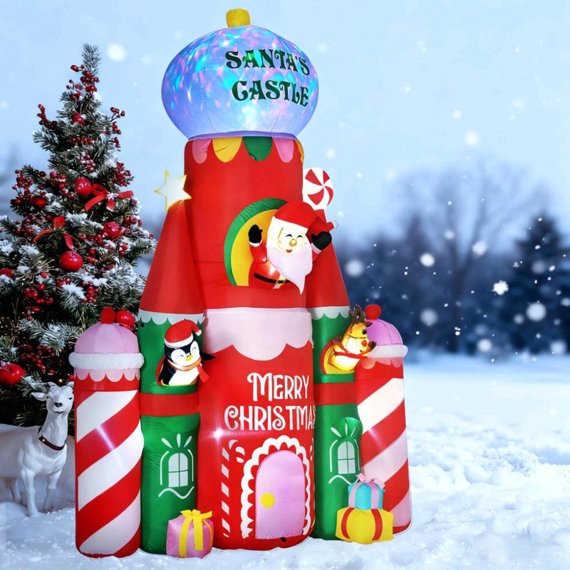 Décoration de Noël gonflable 10 pi 10 pi