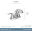 Voss Centerset Bathroom Faucet with Drain Assembly-94342551