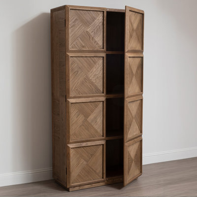 Mallen 2 Door Solid Wood Wardrobe