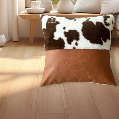 Motif de vache Taie d'oreiller tendance et tendance pour voiture Coussins de canapé Taies d'oreiller de salon Cadeaux pour la maison