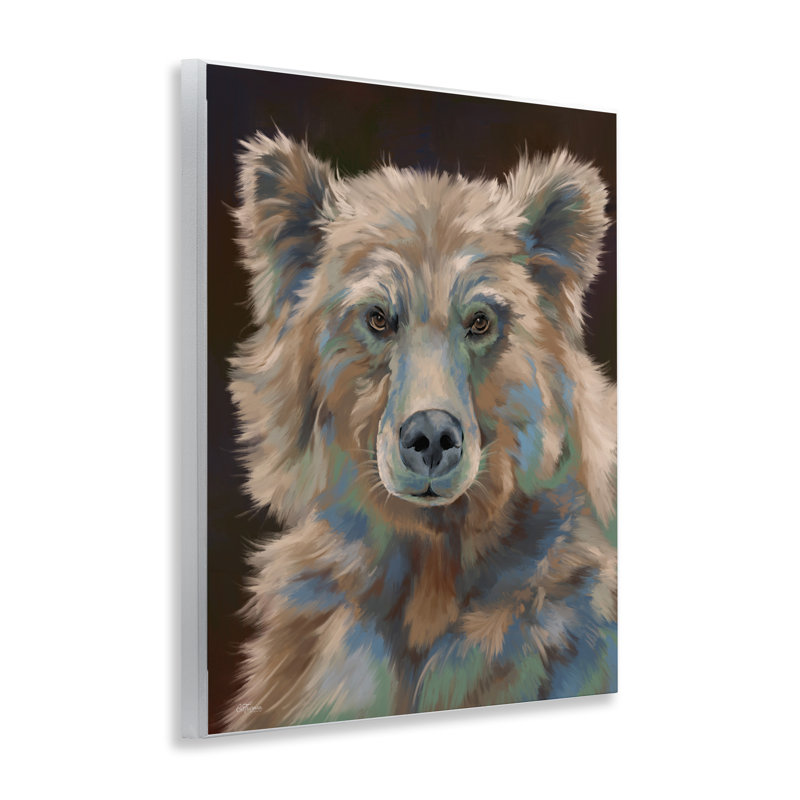 «Fluffy Bear Portrait» par Cat Thurman Designs