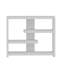 Tablette murale moderne, blanche, 19,1 po x 15,7 po x 8,4 po | 100% panneau de particules enduit de mélamine, épaisseur: 0,7 pouce | Solution de rangement élégante pour la maison ou le bureau, design épuré, peu encombrant et durable-102349805