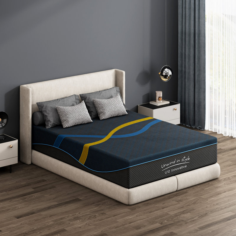 Gel Memory Foam Mattress With Removable Cover, Medium Firm Breathable Mattress In A Box, Pressure Relief, No Fiberglass, 10"