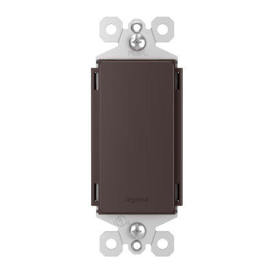 Legrand Radiant Decorator Wall Plate Insert, Dark Bronze