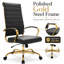 Fauteuil de bureau en cuir Humairaa-1103856413