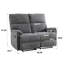 Causeuse inclinable manuelle de 52,76 po de largeur Nikula pour 2 personnes
