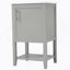 Meuble-lavabo de 20 po avec lavabo, armoire de salle de bain avec porte à fermeture douce, support de rangement et tablette ouverte, gris