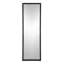Miroir pleine longueur avec cadre perlé en métal, idéal pour la décoration de chambre à coucher et de salon et pour améliorer l'espace.