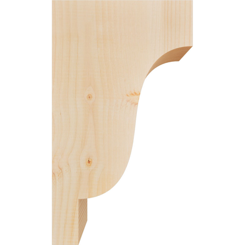 Newport Corbel, H 20 po x l 5,5 po x P 12 po, Sapin de Douglas, Lisse