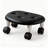 Accent Stool With Rolling Wheels