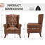 Everlynn Faux Leather Wingback Chair-105522545