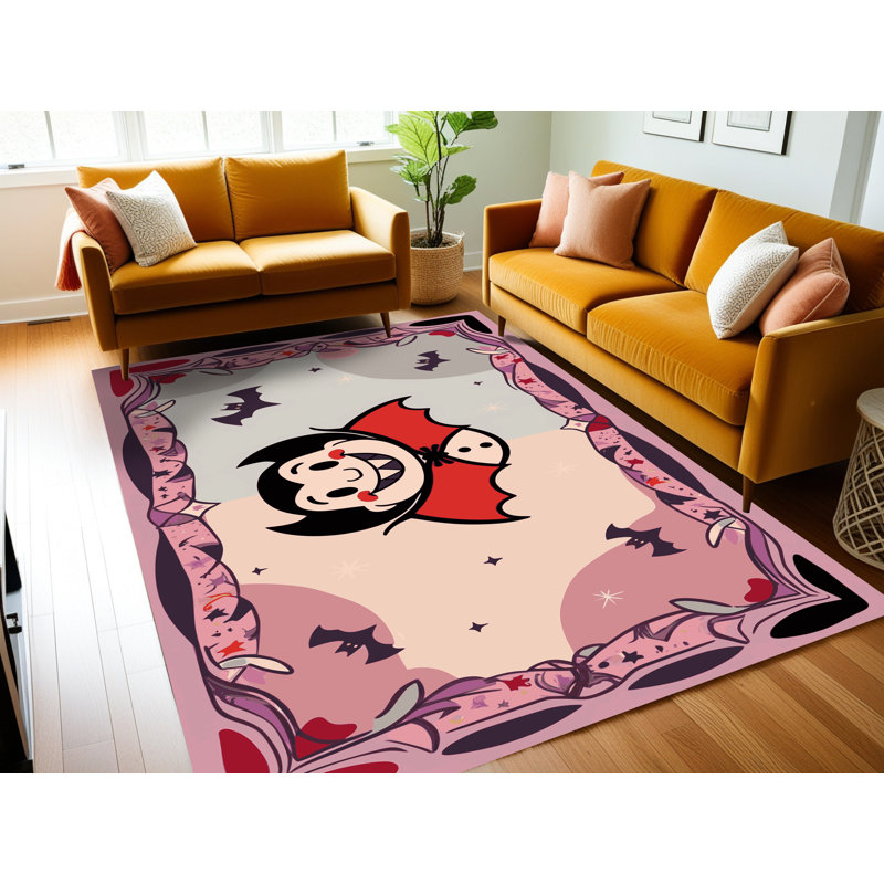 Tapis de Noël lavable The Holiday Aisle®, Rectangulaire 3 pi x 5 pi