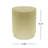 Golden Round Side Table With Vertical Stripes