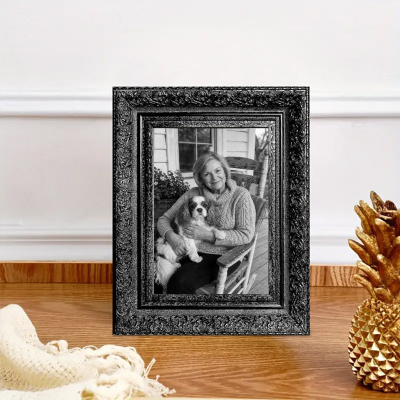 Black 3 PCS 8" x 10" Cozy Picture Frame with Horizontal or Vertical Display