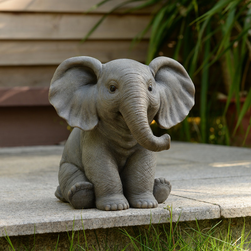 Animals Weather Resistant Polyresin Garden Statue