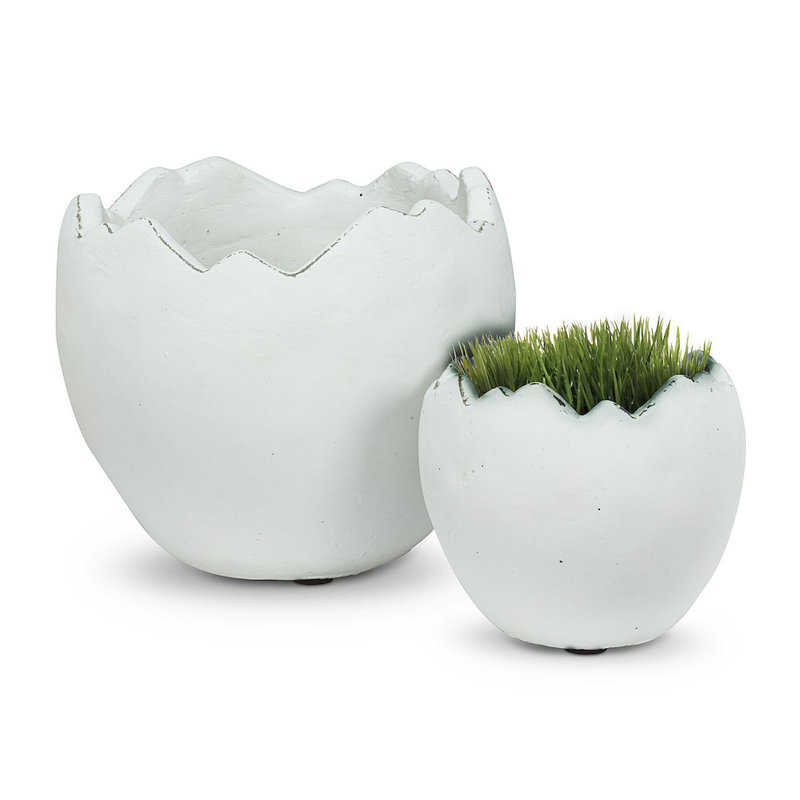 Ceramic Pot Planter, 6.5" H x 5" W x 5" D