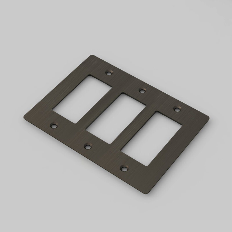 3G Plate / Non-Logo, Smoked Bronze