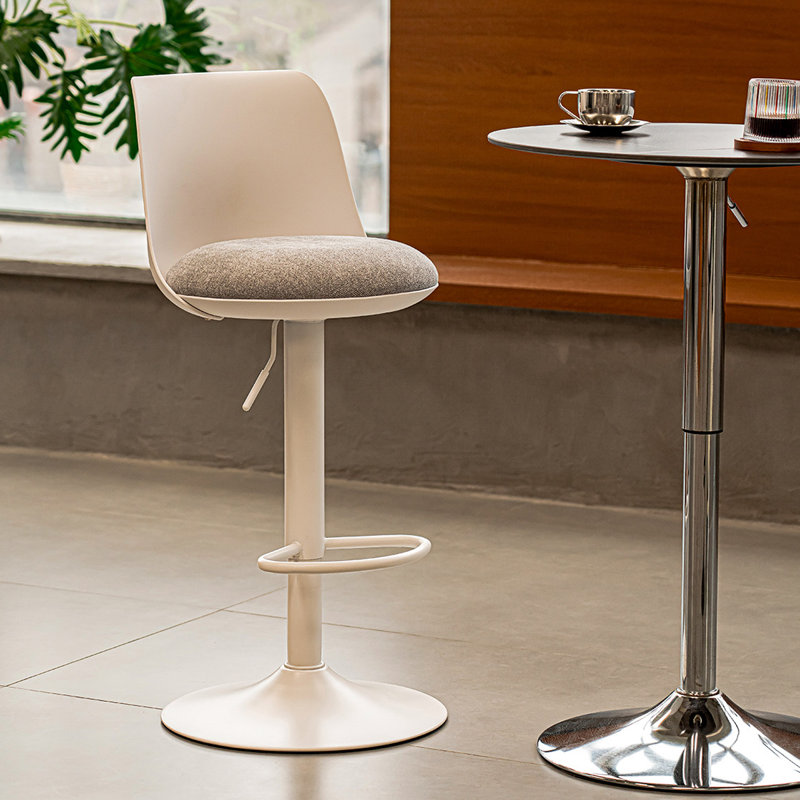Chaises blanches à dossier plein (paquet de 6), Blanc, 6