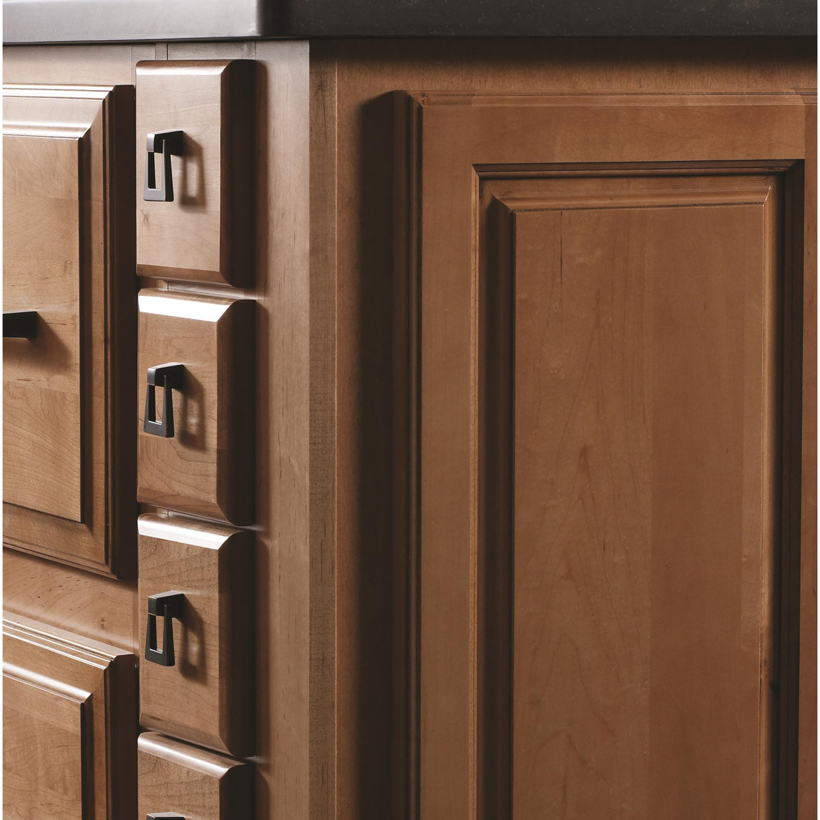 Blackrock Ring Drawer Pull, Black Bronze