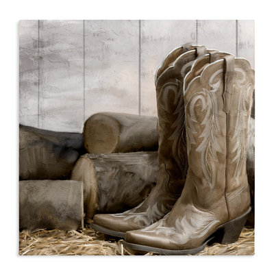 Kick Off Your Boots Canvas, design by Kim Allen