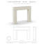 Foyer contemporain en pierre de fonte avec foyer Bullnose-103614165-103614169