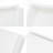 14"x12" Stainless Steel 18 Gauge White Cream Rectangular Recessed Shower Niche No Tile Needed