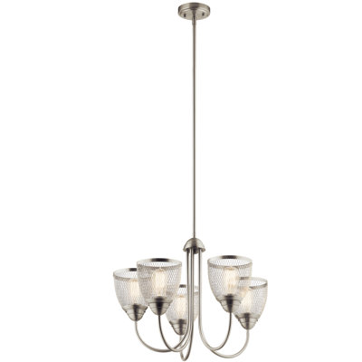 Lustre classique à 5 lumières Voclain