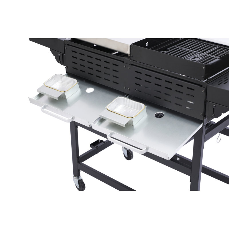 2 + 2 planches, barbecue à gaz