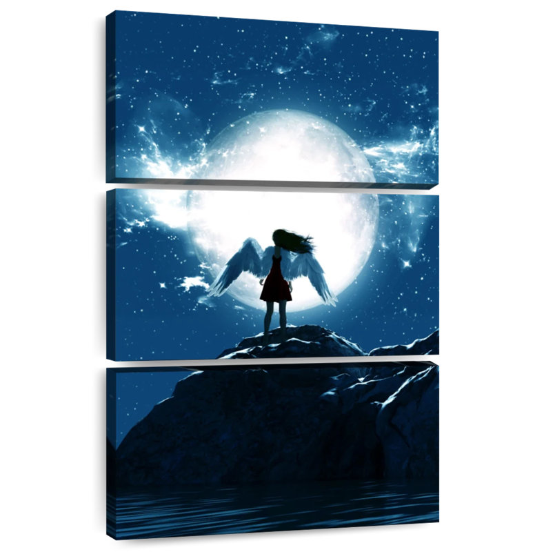 Ange lune Leisha, H 74 po x l 48 po