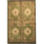 Hand-Knotted High-Quality Green Area Rug-124927760